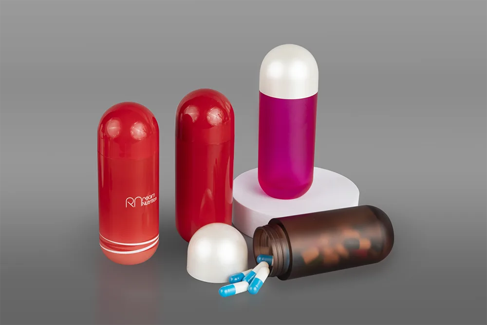 Highly Transparent Acrylic Pill Bottle