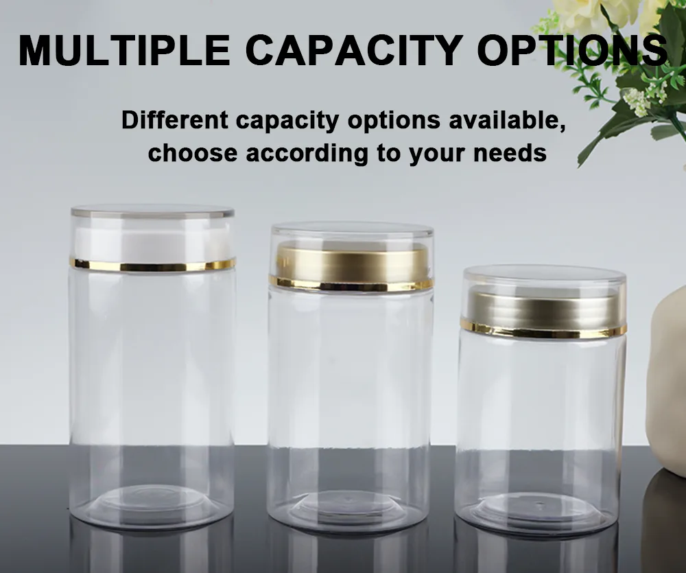 PET Health Supplement Bottles